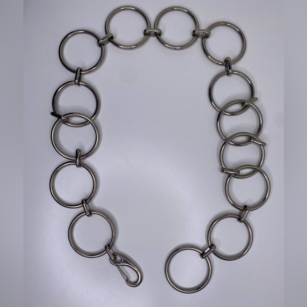 Stainless Steel Linked Rings Women's Belt 🌟